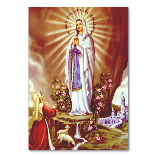 Numeração De Mesa Nossa Senhora de Lourdes (Frente)