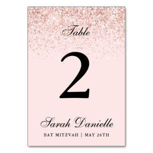 Numeração De Mesa Núm. de Mesa Personalizada Confetti de Confetti R