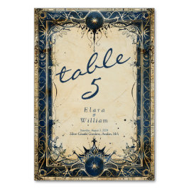 Numeração De Mesa Numenorean Royal Wedding