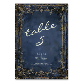 Numeração De Mesa Numenorean Royal Wedding