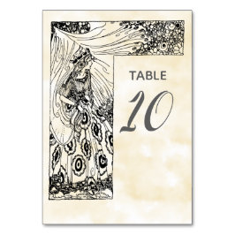 Numeração De Mesa Número da Mesa da Princesa de Conto de Fadas