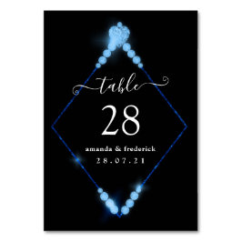 Numeração De Mesa Número da Mesa de Aniversário de Casamento de Diam