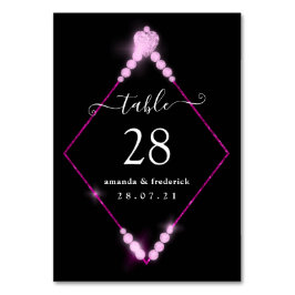 Numeração De Mesa Número da Mesa de Bodas de Diamante do 60º Anivers