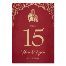 Numeração De Mesa Número da Mesa de Casamento, Casamento Indiano, Az