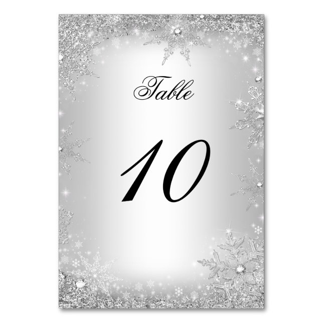 Numeração De Mesa Número da Mesa de Natal Terra de Encantamento de I (Frente)