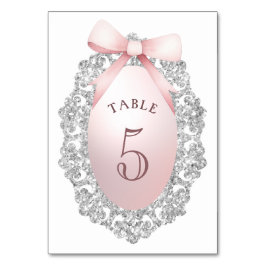 Numeração De Mesa Número da Tabela de Arcos Rosa de Quadro da Glitte