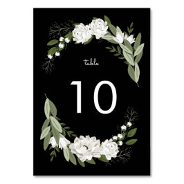 Numeração De Mesa Número da Tabela de Boias Florais Brancas