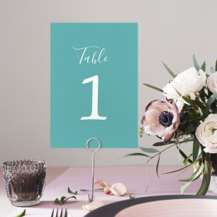 Numeração De Mesa Número da Tabela de Caribe de Casamento True Simpl