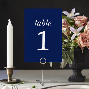 Numeração De Mesa Número da Tabela de Casamento Azul de Tinta Verdad