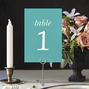 Numeração De Mesa Número da Tabela de Casamento de Caribe Simplicity