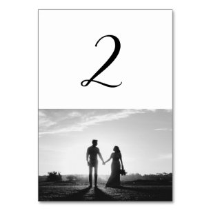 Numeração De Mesa Número da Tabela de Casamento de Fotos de Script B