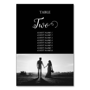 Numeração De Mesa Número da Tabela de Casamento de Fotos do Script P