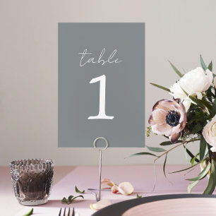 Numeração De Mesa Número da Tabela de Casamento de Pedra True Simpli