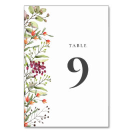 Numeração De Mesa Número da Tabela de Casamento de Prados de Flores