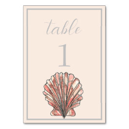 Numeração De Mesa Número da Tabela de Casamento de Praia da Watercol