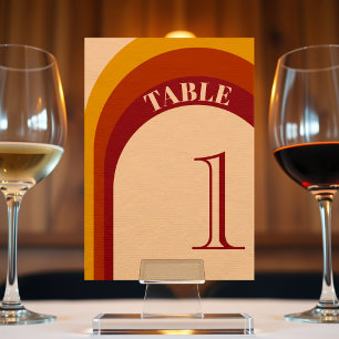 Numeração De Mesa Número da Tabela de Casamento de Stripe de Arco Cu