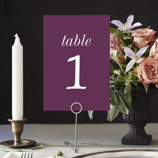 Numeração De Mesa Número da Tabela de Casamento de Uvas de Simplicid (Criador carregado)