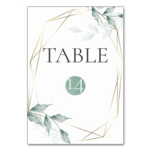 Numeração De Mesa Número da Tabela de Casamento  Geleia verde-azula