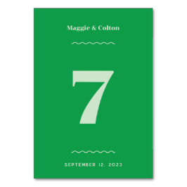 Numeração De Mesa Número da Tabela de Casamento Retroativo