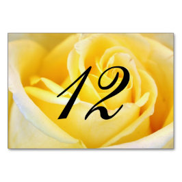 Numeração De Mesa Número da Tabela de Casamento Rosa Amarela