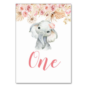 Numeração De Mesa Número da Tabela de Chás de fraldas de Elefante Ro