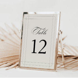 Numeração De Mesa Número da Tabela de Cinzas Claras Clássicas Elegan