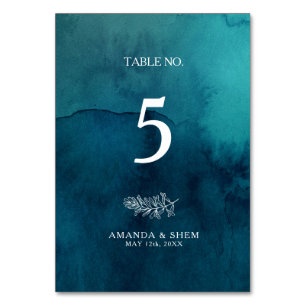 Numeração De Mesa Número da Tabela de Cores d'Água do Oceano Moody