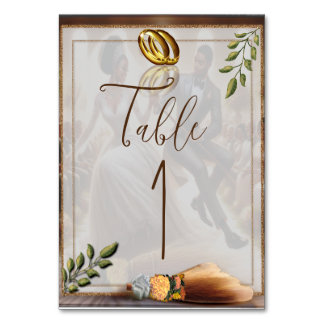 Numeração De Mesa Número da Tabela de Felicidade do Dia de Casamento