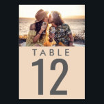 Numeração De Mesa Número da Tabela de Fotografias de recepção de cas<br><div class="desc">Carregue a sua fotografia favorita nestes cartões de número da mesa de casamento personalizados. Procurando uma combinação de cores específica? Contacte-me - ficaria feliz em ajudar.</div>