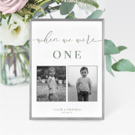 Numeração De Mesa Número da Tabela de Idade do Casamento Elegante Mo