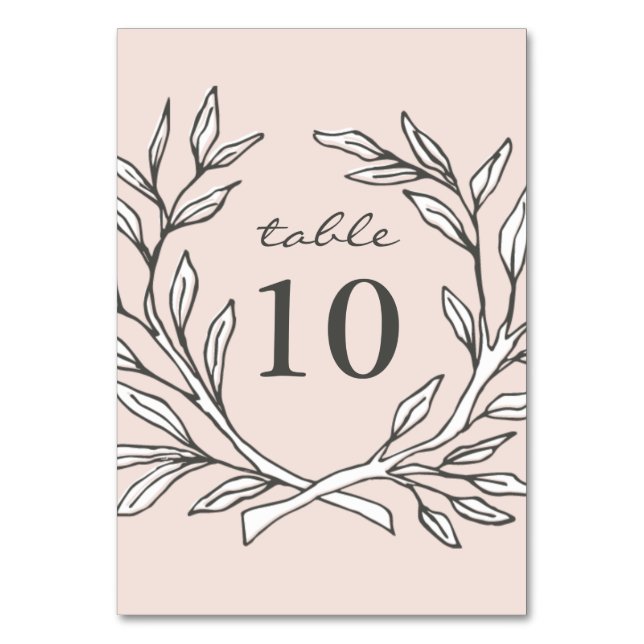 Numeração De Mesa Número da Tabela de Recepção de casamento de Fraqu (Verso)