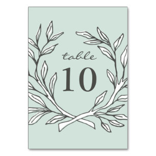 Numeração De Mesa Número da Tabela de Recepção de casamento de Wreat
