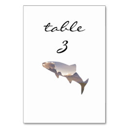 Numeração De Mesa Número da Tabela de Recepção Peixes de Montanha Ru