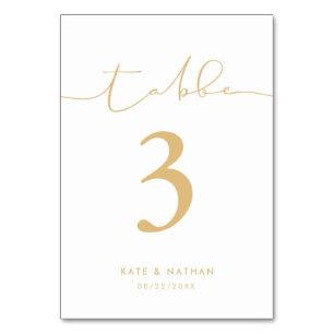 Numeração De Mesa Número da Tabela Moderna