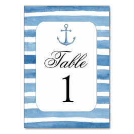 Numeração De Mesa Número da tabela náutica. Casamento de praia. Núme