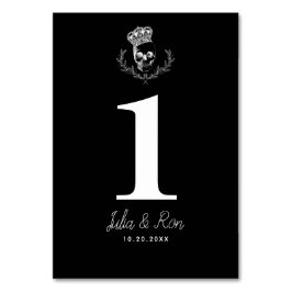 Numeração De Mesa Número da Tabela Real de Casamento do Crânio