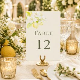 Numeração De Mesa Número de Mesa Casamento Jardim de Marfim Flor de