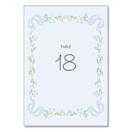 Numeração De Mesa Número de Mesa de Casamento com Fita do Jardim Pas