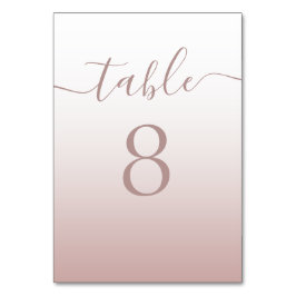 Numeração De Mesa Número de Mesa de Casamento com Gradiente de Ouro