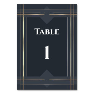 Numeração De Mesa Número de Mesa Geométrico Moderno – Casamento & Ev