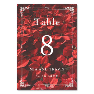 Numeração De Mesa Número de Mesa Romântico Rosa Floral Elegante Edit