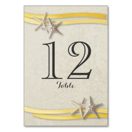 Numeração De Mesa Número de Tabela Amarelo de Fécula e Fita