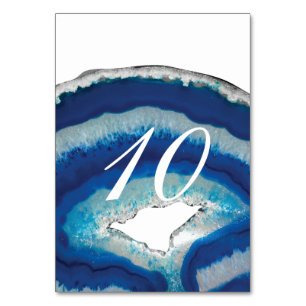 Numeração De Mesa Número de Tabela de Agitação Azul
