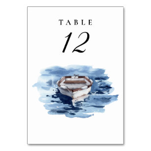 Numeração De Mesa Número de Tabela de Casamento de Barcos de Paddle 