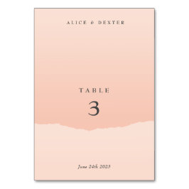 Numeração De Mesa Número de Tabela de Casamento de Blush Elegante Mi