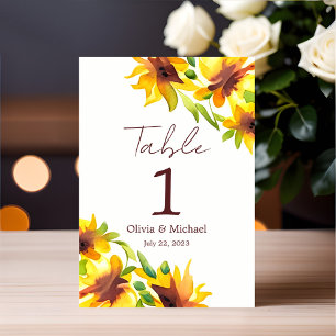 Numeração De Mesa Número de Tabela de Casamento de Cores de Água Ele