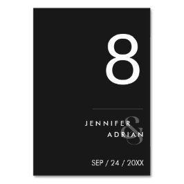 Numeração De Mesa Número de Tabela de Casamento Minimalista - Person