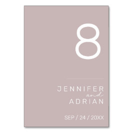 Numeração De Mesa Número de Tabela de Casamento Minimalista - Person