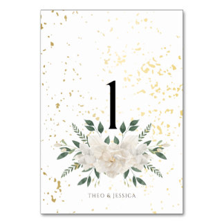 Numeração De Mesa Número de Tabela de Fizemos Dourados e Brancos