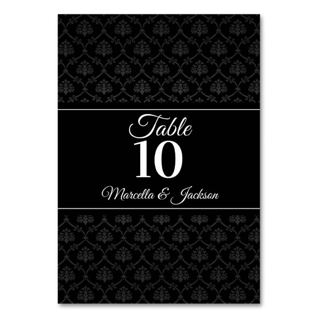 Numeração De Mesa Número de Tabela de Rosa de Aquarela Elegante (Frente)